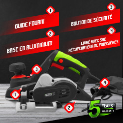 Rabot électrique CPL901BC 900 W CONSTRUCTOR