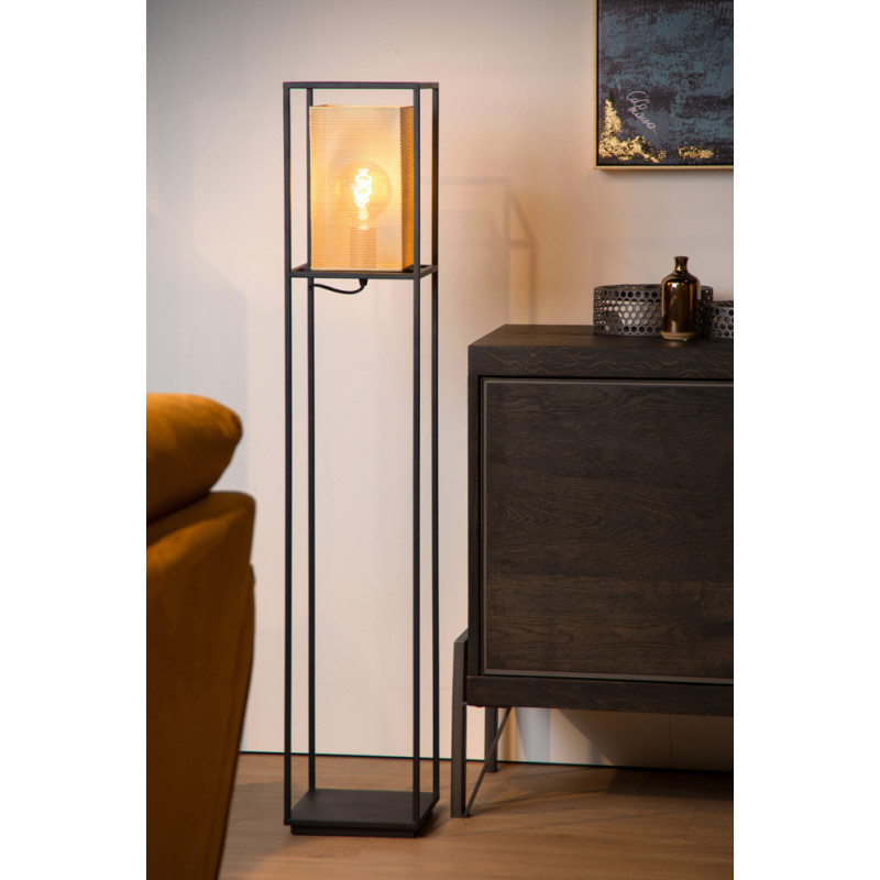 Lampadaire Sansa E27 40 W noir LUCIDE Lampadaire Sansa E27 40 W noir LUCIDE