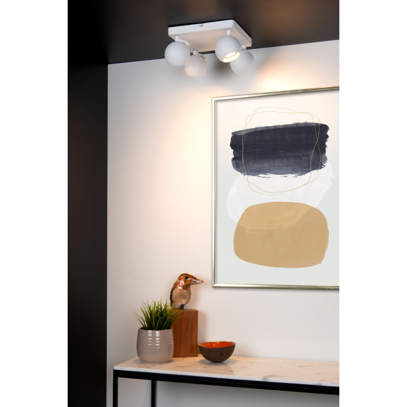 Spot plafond Favori GU10 20 W  blanc LUCIDE Spot plafond Favori GU10 20 W  blanc LUCIDE