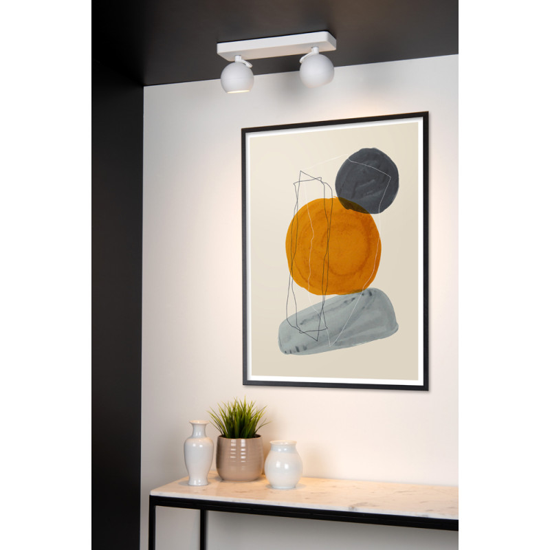 Spot plafond Favori GU10 10 W  blanc LUCIDE Spot plafond Favori GU10 10 W  blanc LUCIDE