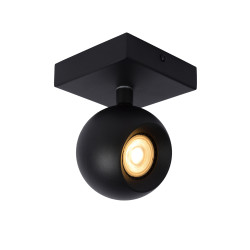 Spot plafond Favori GU10 5 W  noir LUCIDE