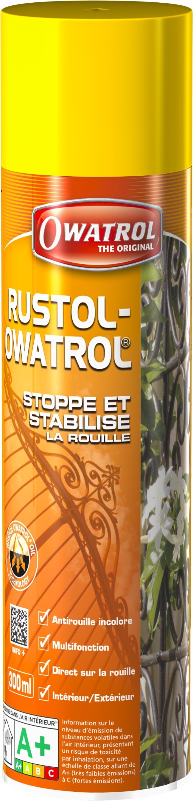 Protection Antirouille Extérieur / Intérieur Rustol Owatrol, Incolore, 0.30  L