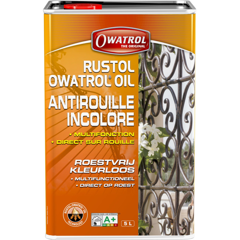 Peinture antirouille Rustol incolore 5 L OWATROL