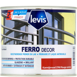Laque antirouille Ferro Décor Rouge Carmin | LEVIS

