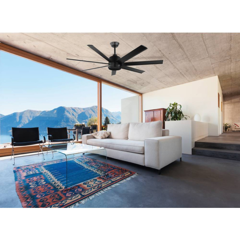 Ventilateur de plafond Azur 60 noir Ø 152 cm EGLO