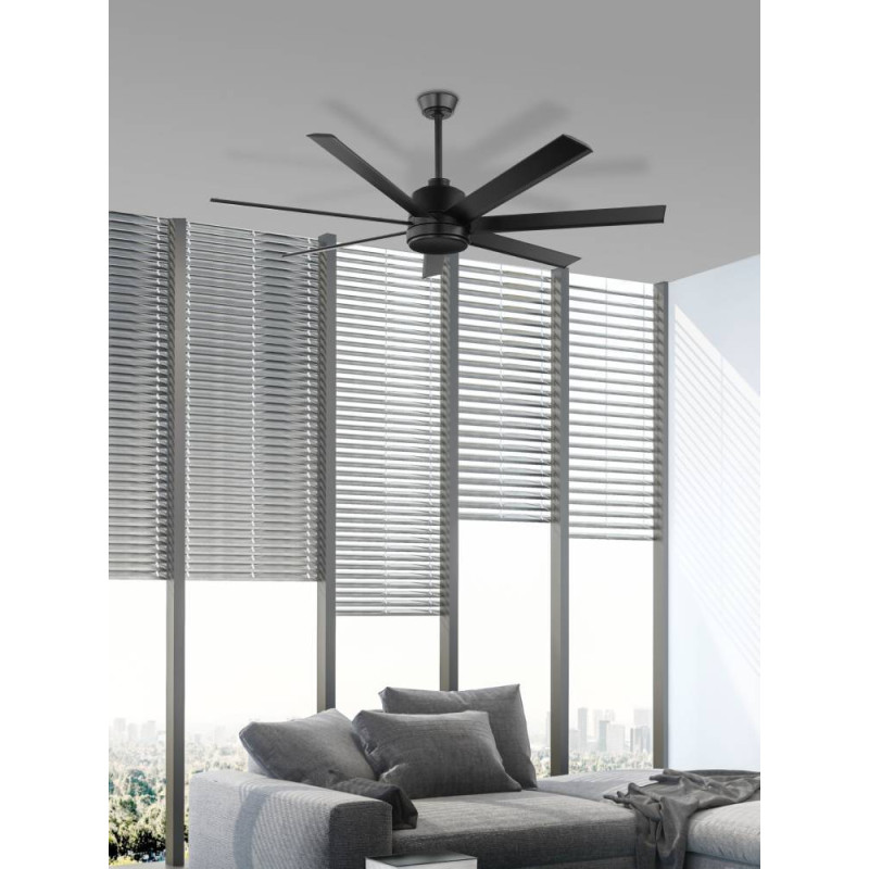 Ventilateur de plafond Azur 60 noir Ø 152 cm EGLO