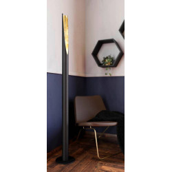 Lampadaire Barbotto GU10 4,5 W noir et or EGLO Lampadaire Barbotto GU10 4,5 W noir et or EGLO