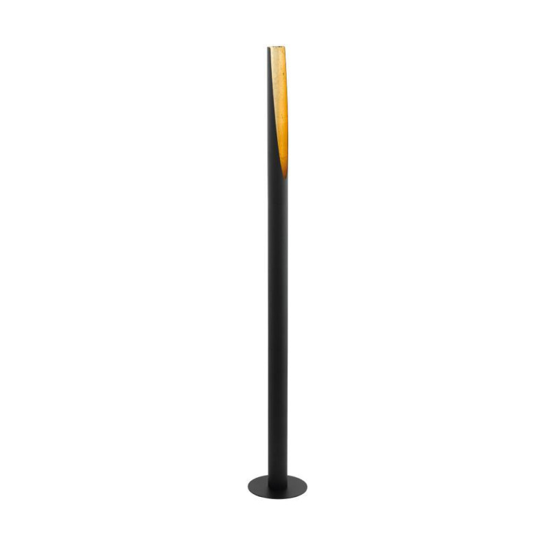 Lampadaire Barbotto GU10 4,5 W noir et or EGLO