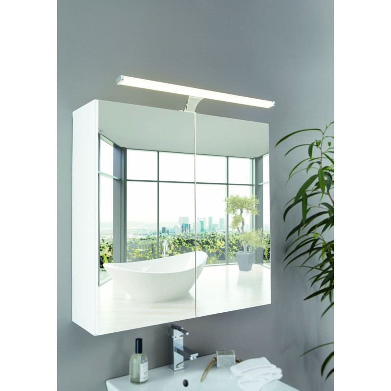 Applique pour miroir Vinchio LED chromée 60 cm 10 W EGLO Applique pour miroir Vinchio LED chromée 60 cm 10 W EGLO