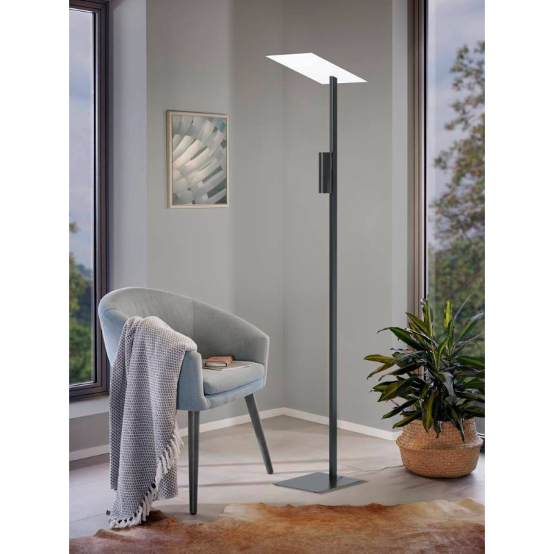 Lampadaire Budensea GU10 9 W noir EGLO Lampadaire Budensea GU10 9 W noir EGLO