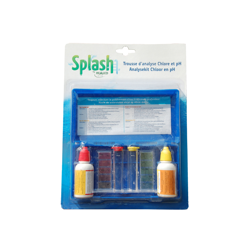 Trousse d'analyse chlore et pH SPLASH