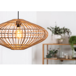 Suspension bois clair Magali E27 40 W Ø 56 cm LUCIDE Suspension bois clair Magali E27 40 W Ø 56 cm LUCIDE