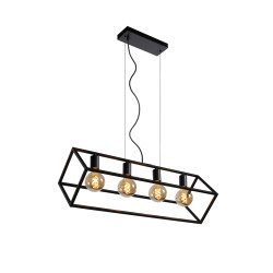 Suspension noire Fabian E27 160 W LUCIDE