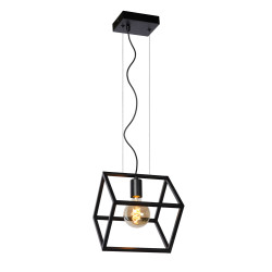 Suspension noire Fabian E27 40 W LUCIDE