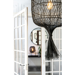 Suspension noire Garve E27 40 W Ø 40 cm LUCIDE Suspension noire Garve E27 40 W Ø 40 cm LUCIDE