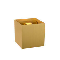 Applique LED Xio carrée doré mat 3,5 W LUCIDE