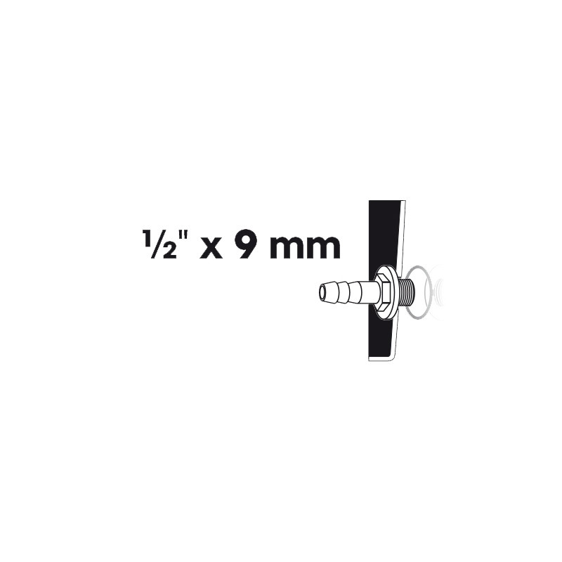 Embout à olive 1/2 x 9 mm UBBINK – Accessoire bassin | UBBINK Embout à olive 1/2 x 9 mm UBBINK – Accessoire bassin | UBBINK