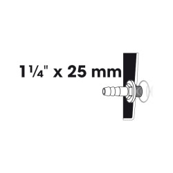 Embout à olive 5/4 x 25 mm – Connexion Fiable | UBBINK
 Embout à olive 5/4 x 25 mm – Connexion Fiable | UBBINK