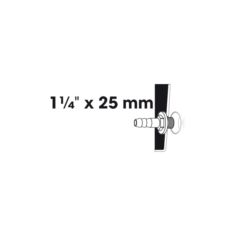 Embout à olive 5/4 x 25 mm – Connexion Fiable | UBBINK
 Embout à olive 5/4 x 25 mm – Connexion Fiable | UBBINK