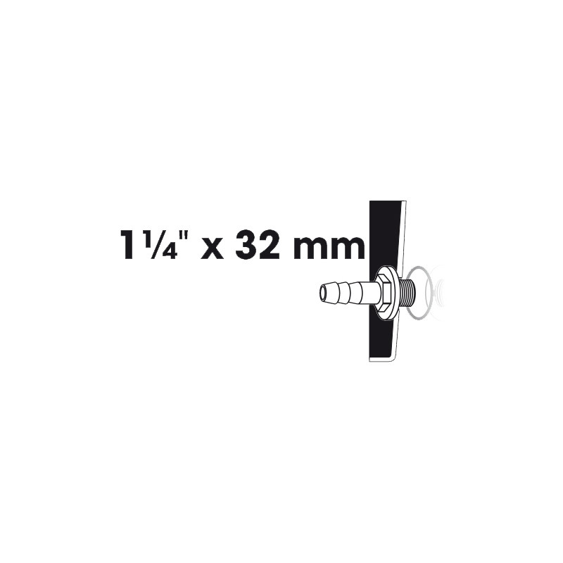 Embout à olive 5/4 x 32 mm UBBINK – Connexion Fiable | UBBINK
 Embout à olive 5/4 x 32 mm UBBINK – Connexion Fiable | UBBINK