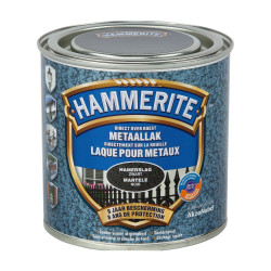 Laque antirouille noire martelée 0,25L – Protection | HAMMERITE