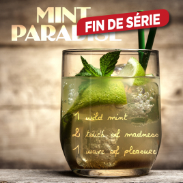 Impression sur verre Mint Paradise 45 x 45 cm