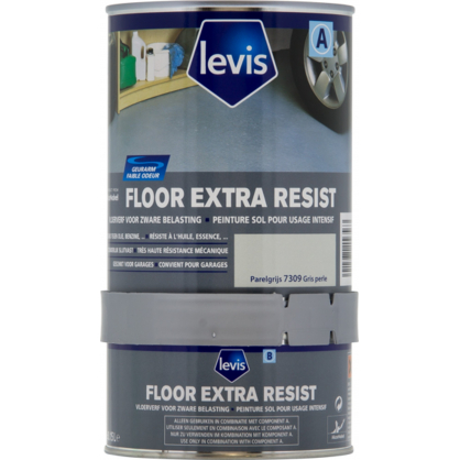 Peinture pour sol Floor Extra Resist gris perle 0,7 L LEVIS