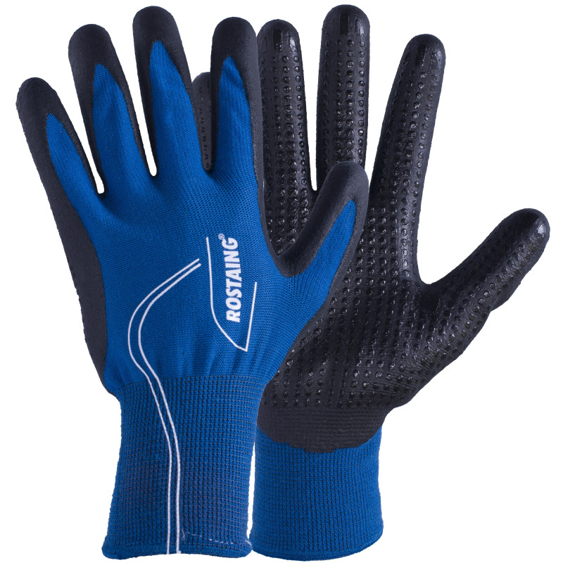 Paire de gants pour potager Canada Bleu taille 9 ROSTAING