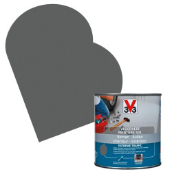 Peinture Sol Extreme Traffic graphite satinée 0,5 L V33