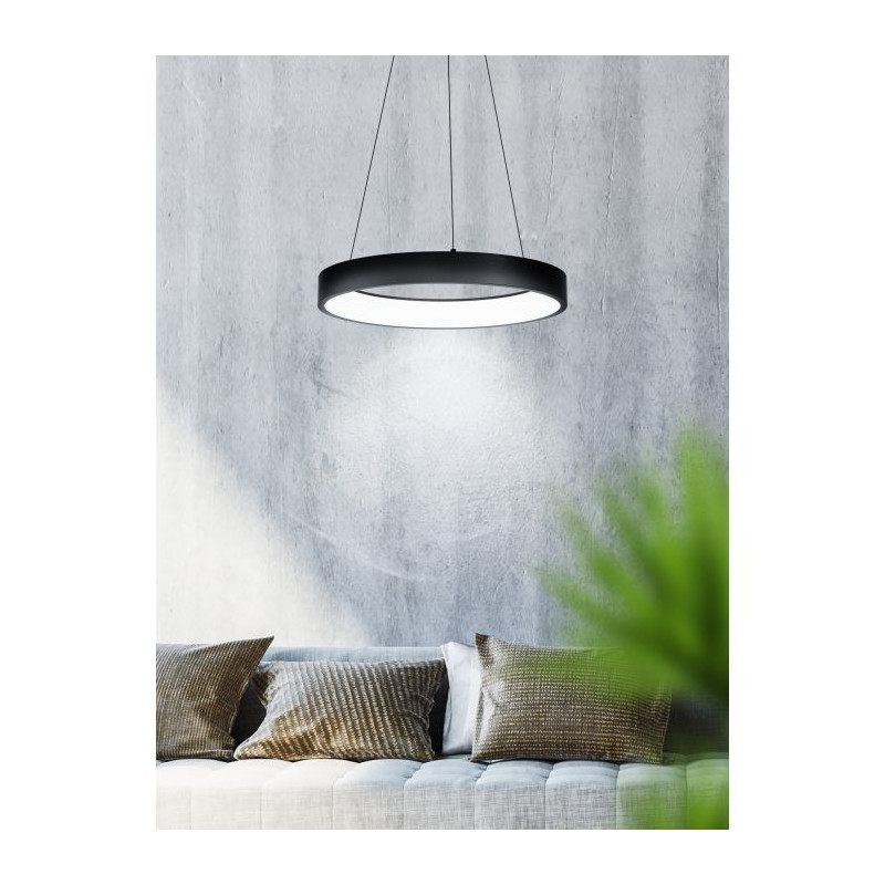 Suspension noire Marghera LED 27 W EGLO Suspension noire Marghera LED 27 W EGLO