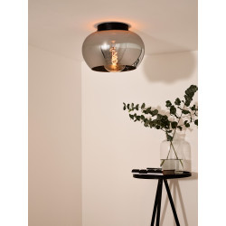 Plafonnier fumé Judi E27 40 W Ø 30,5 cm LUCIDE Plafonnier fumé Judi E27 40 W Ø 30,5 cm LUCIDE