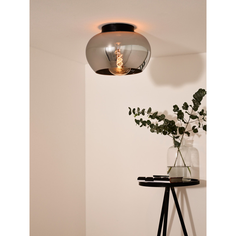 Plafonnier fumé Judi E27 40 W Ø 30,5 cm LUCIDE Plafonnier fumé Judi E27 40 W Ø 30,5 cm LUCIDE