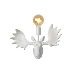 Applique Extravaganza Moose blanche E27 40 W LUCIDE