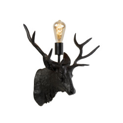 Applique Extravaganza Caribou noire E27 40 W LUCIDE