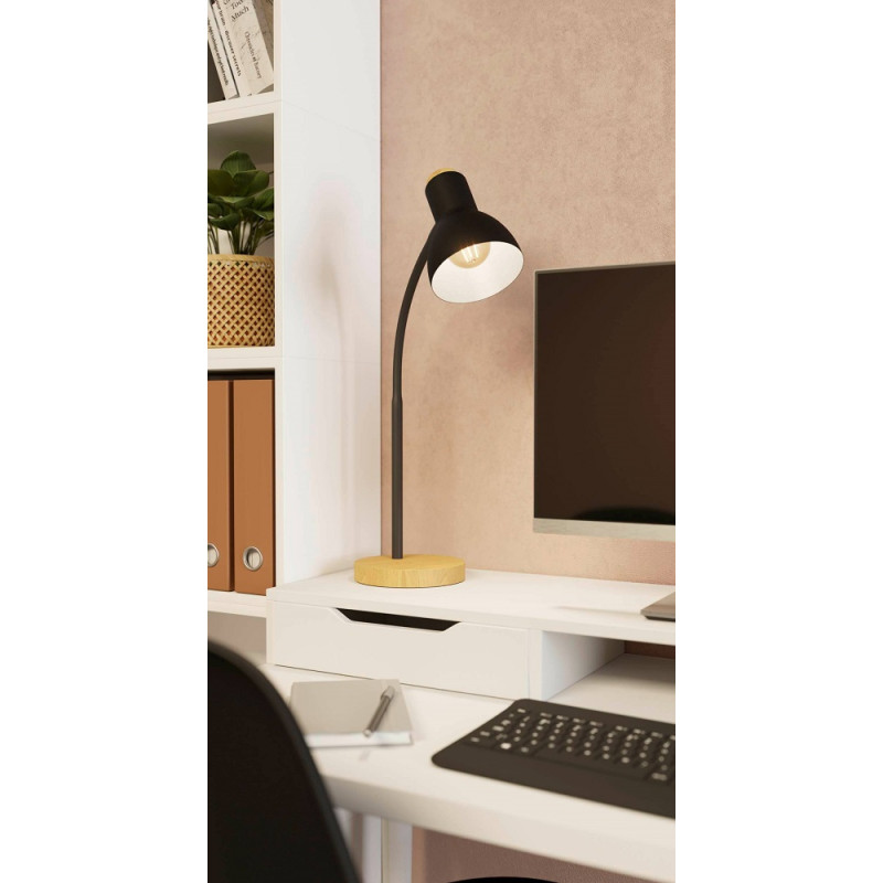 Lampe de bureau Veradal noire – Éclairage élégant | EGLO
 Lampe de bureau Veradal noire – Éclairage élégant | EGLO