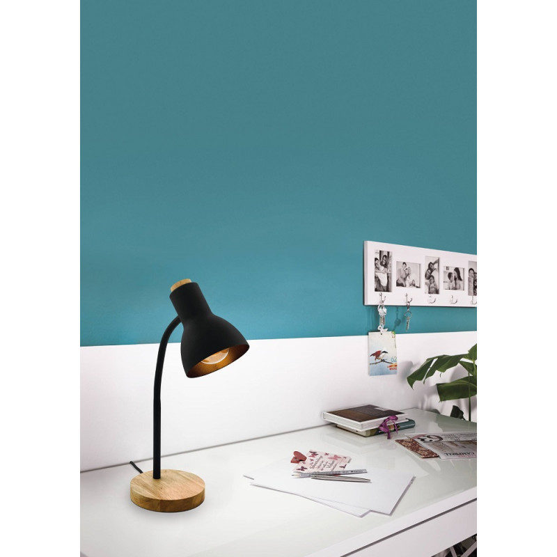 Lampe de bureau Veradal noire – Éclairage élégant | EGLO
 Lampe de bureau Veradal noire – Éclairage élégant | EGLO