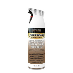 Peinture Aérosol Blanche Satinée 0,4L | RUST-OLEUM