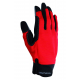 Paire de gants de jardin rouges et noirs taille 8 GERIN