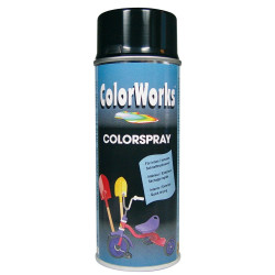 Peinture Spray ColorWorks Noir Brillant 0,4L MOTIP – Rendu Parfait | MOTIP