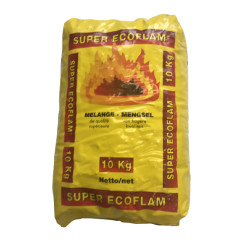 Charbon minéral Ecoflam pour poêle d'appoint 10 kg 20/30