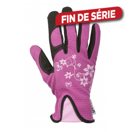 Paire de gants de jardinage roses taille 8 GERIN