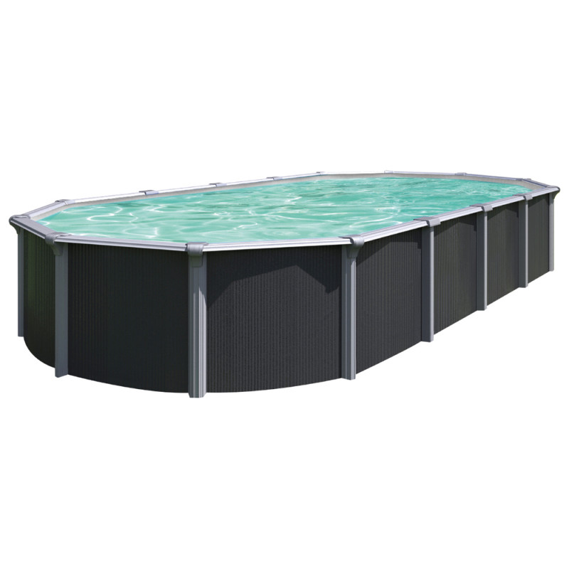 Piscine anthracite Osmose 7,6 x 3,95 x 1,32 m