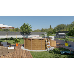Piscine Osmose Ø 4,9 x 1,32 m - Piscine à parois PVC | TRIGANO Piscine Osmose Ø 4,9 x 1,32 m - Piscine à parois PVC | TRIGANO