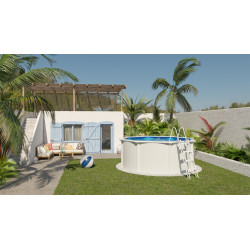 Piscine Saphir Ø 3,9 x 1,2 m - Piscine à parois PVC | TRIGANO Piscine Saphir Ø 3,9 x 1,2 m - Piscine à parois PVC | TRIGANO