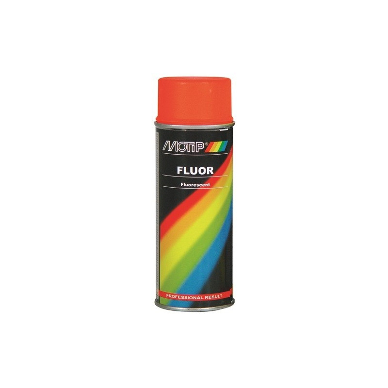 Peinture Fluorescente Rouge/Orange 0,4L – Visibilité Maximale | MOTIP