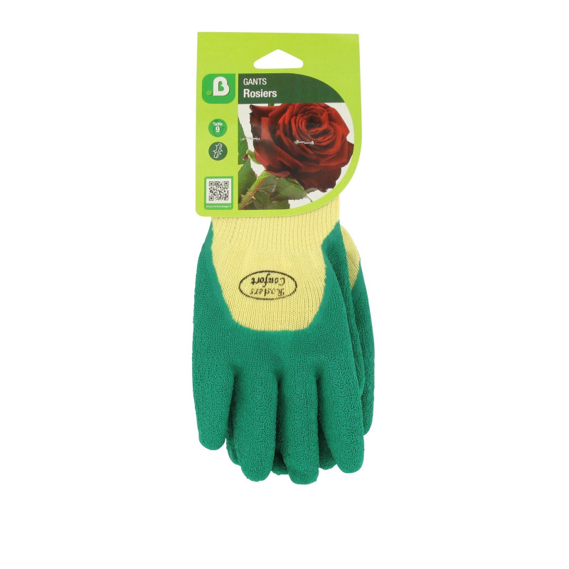 Gants de jardinage verts – Protection pour rosiers | .B