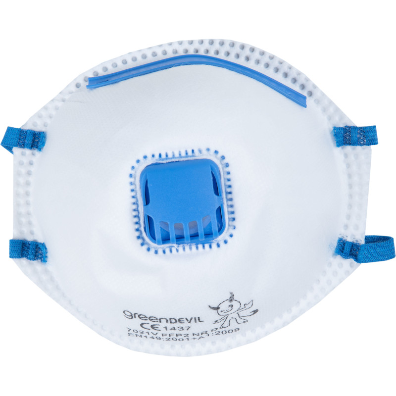 Masque anti-poussière FFP2 avec valve 2 pièces