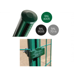 Poteau profilé anthracite GIARDINO Poteau profilé anthracite GIARDINO