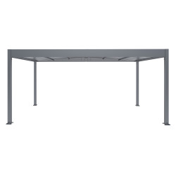 Carport en aluminium Libeccio gris anthracite 16,6 m² Carport en aluminium Libeccio gris anthracite 16,6 m²