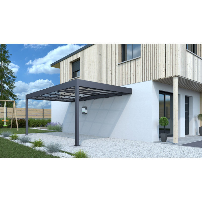 Carport adossé Libeccio 16,24 m² Carport adossé Libeccio 16,24 m²